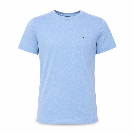 Tommy Hilfiger Boys Blue Organic Cotton Short Sleeve T-Shirt Size 140