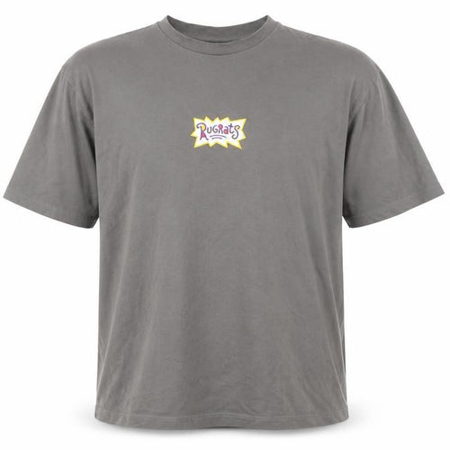 ASOS Design Men’s Grey Rugrats Graphic Short Sleeve T-Shirt Size M