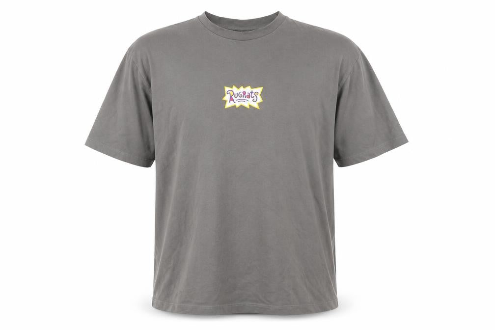 ASOS Design Men’s Grey Rugrats Graphic Short Sleeve T-Shirt Size M