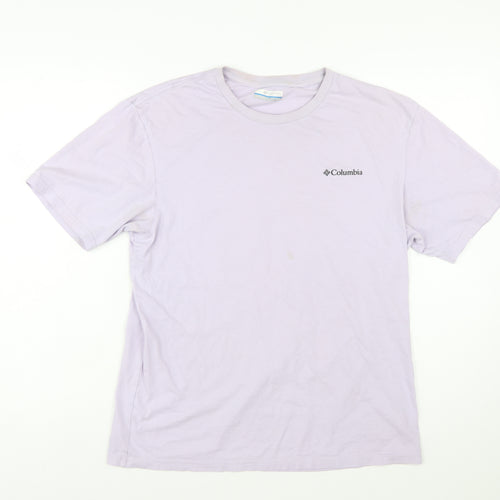 Columbia Men's Purple Graphic Outdoor T-Shirt Size M