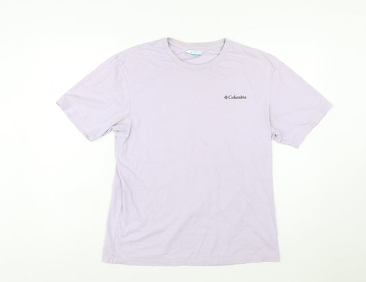 Columbia Men's Purple Graphic Outdoor T-Shirt Size M