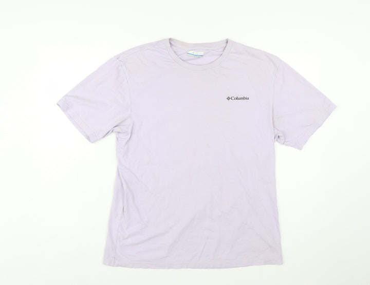 Columbia Men's Purple Graphic Outdoor T-Shirt Size M