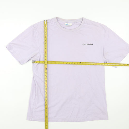 Columbia Men's Purple Graphic Outdoor T-Shirt Size M