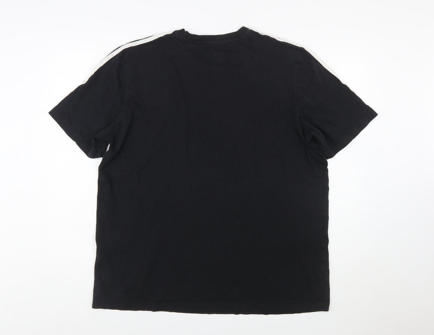 Adidas Men's Black XL Crew Neck Short Sleeve T-Shirt
