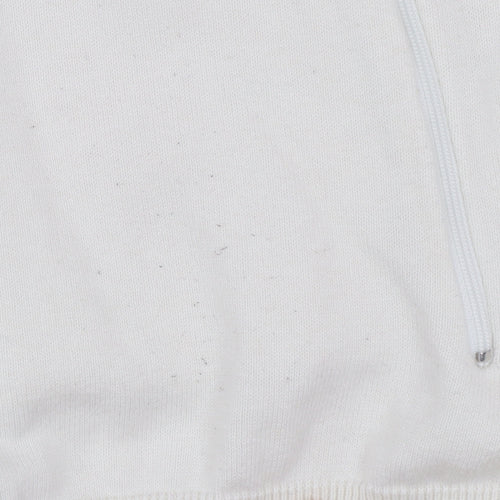 Adidas Men’s Ivory XL Full Zip High Neck Knit Jumper