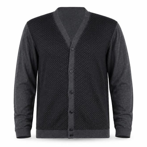 Marks and Spencer Men's Grey Cotton Cardigan L Tailored Fit