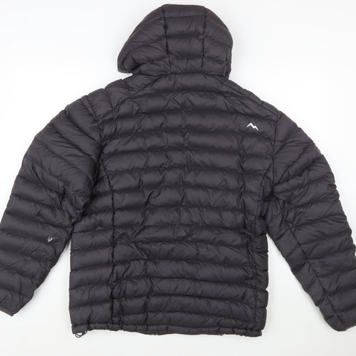 Peter Storm Mens Black L Puffer Jacket Hooded Down Insulated Coat