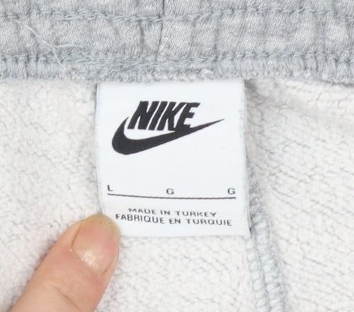 Nike Men's Grey Cargo Jogger Trousers Size L