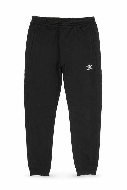 Front view of Adidas Men’s Black Jogger Trousers M Regular Fit Polyester