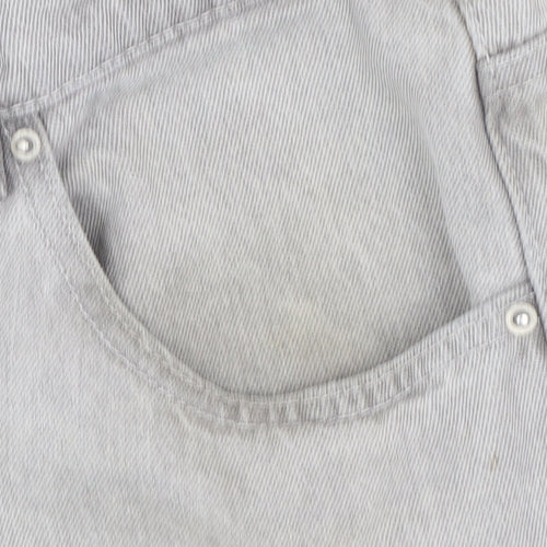 Broken Planet Market Grey Women's Straight Jeans W30 L30
