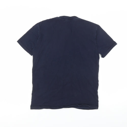Polo Ralph Lauren Men's Navy Blue Cotton Crew Neck Slim Fit T-Shirt Size S