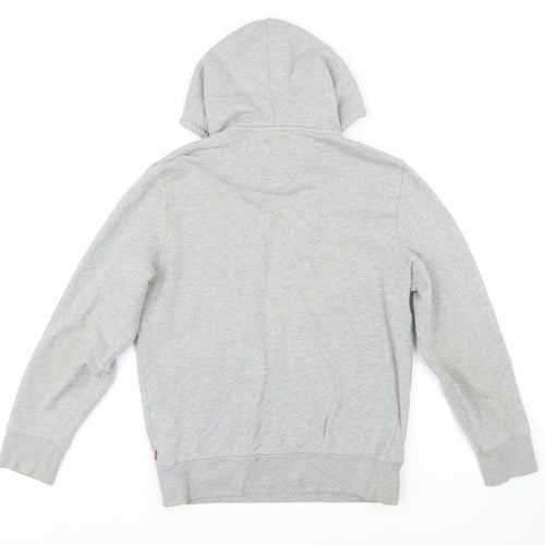 Levi's Men's Grey Logo Pullover Hoodie Size S Regular Fit