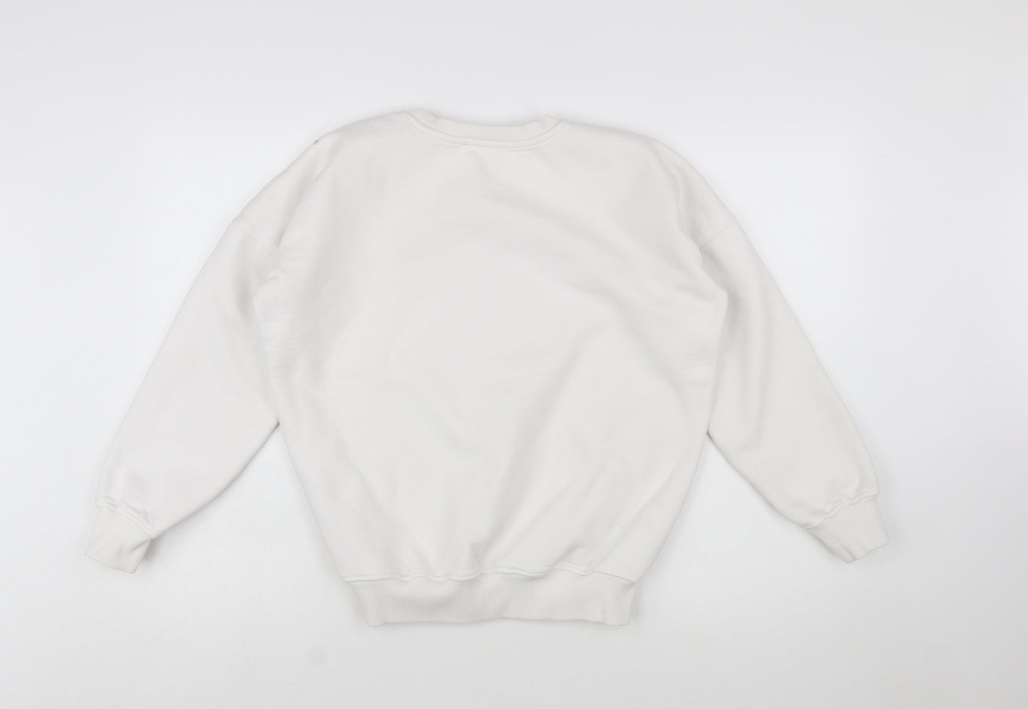 Mint Velvet x Brigitte Bardot White Graphic Print Women's Medium Sweatshirt
