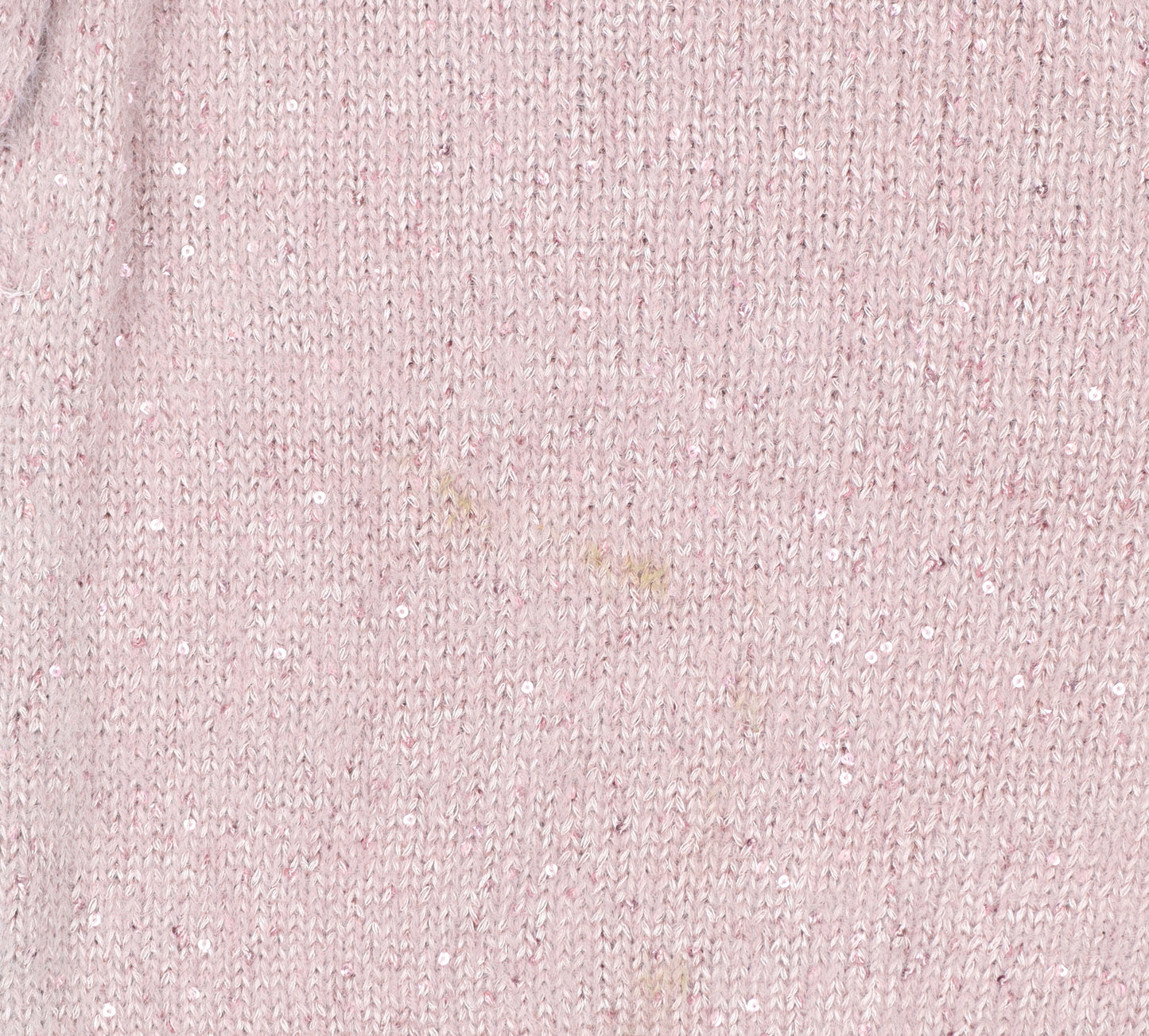 Cotton Traders Women's Dusky Pink Sequin V-Neck Knit Jumper Size 16