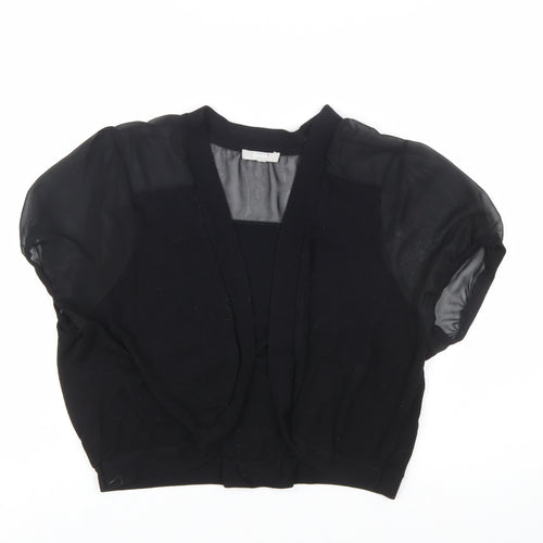 Marks and Spencer Per Una Women Black Size 20 Short Sleeve Cardigan