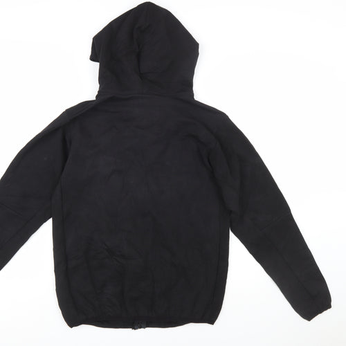Nike Men's Black Full Zip Hoodie M Regular Fit Fleece