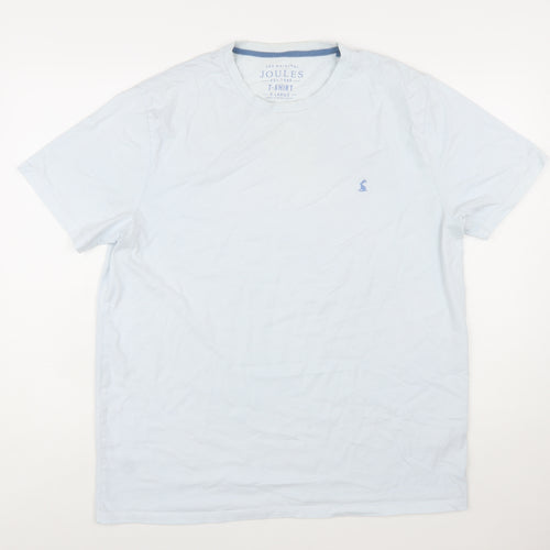 Joules Men's Blue XL Cotton Crew Neck Short Sleeve T-Shirt