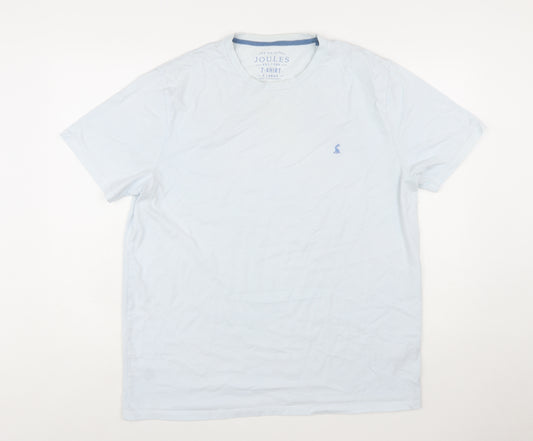 Joules Men's Blue XL Cotton Crew Neck Short Sleeve T-Shirt