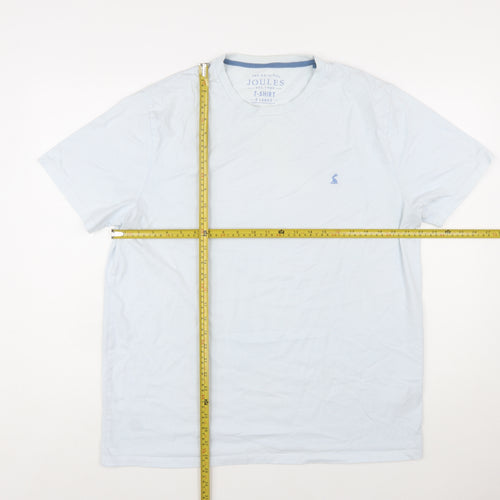 Joules Men's Blue XL Cotton Crew Neck Short Sleeve T-Shirt