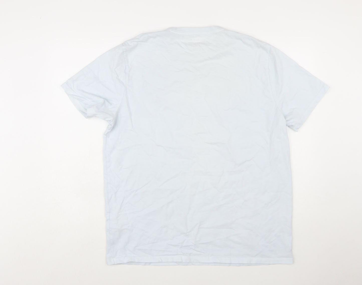 Joules Men's Blue XL Cotton Crew Neck Short Sleeve T-Shirt