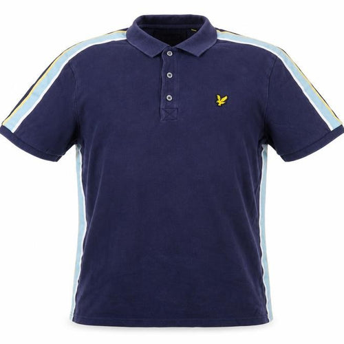 Lyle & Scott Men's Blue Cotton Polo Shirt Size L