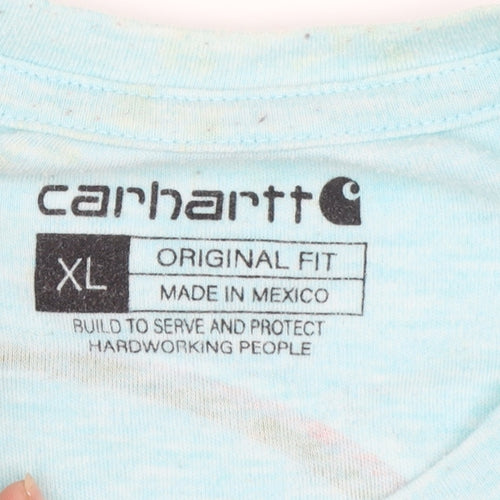 Carhartt Men's Blue XL Original Fit Graphic T-Shirt