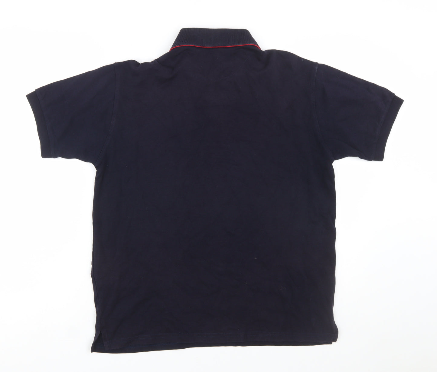Paul & Shark Men's Blue Regular Fit Cotton Polo Shirt Size L