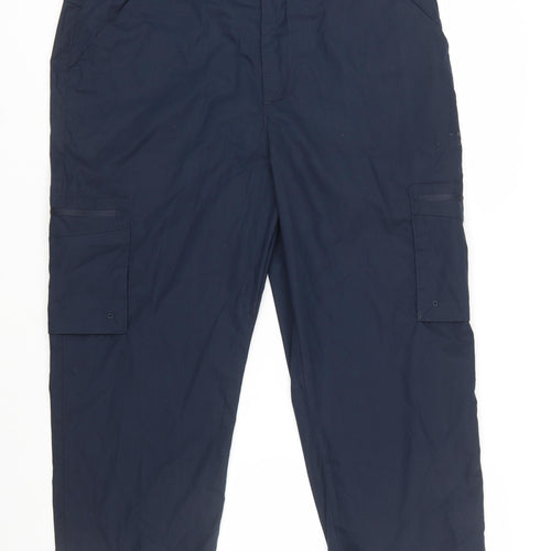 Mountain Warehouse Men's Blue Cargo Trousers Size L 36R Quick Dry