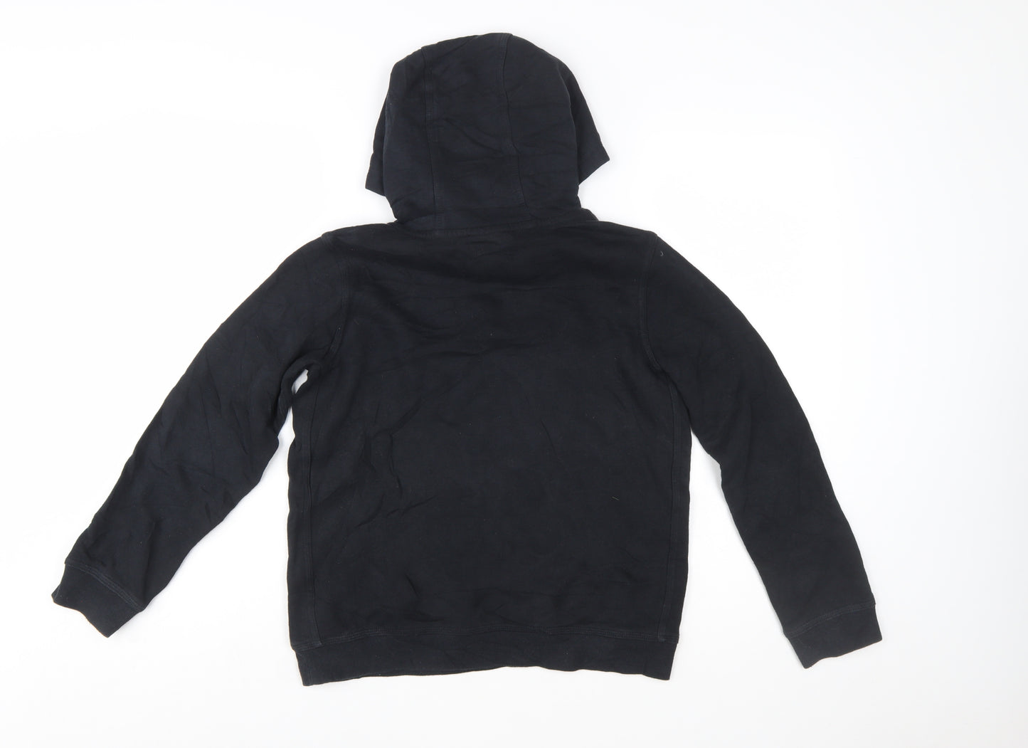 Nike Boys Black Pullover Hoodie Size L 147-158cm Cotton Blend Standard Fit
