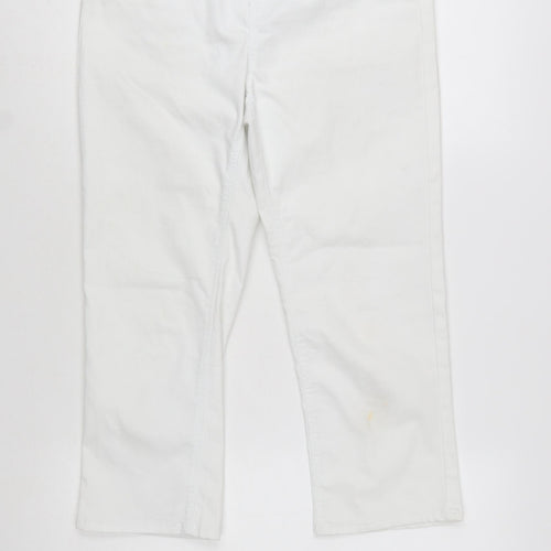 Dunnes Women’s White Cropped Stretch Jeans Size 10