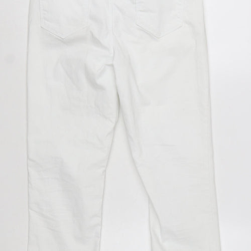 Dunnes Women’s White Cropped Stretch Jeans Size 10