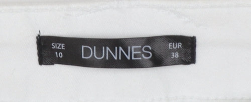 Dunnes Women’s White Cropped Stretch Jeans Size 10