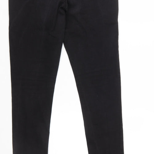 Moto Women's Black Skinny Jeans Tall W32 L36 Stretch Denim