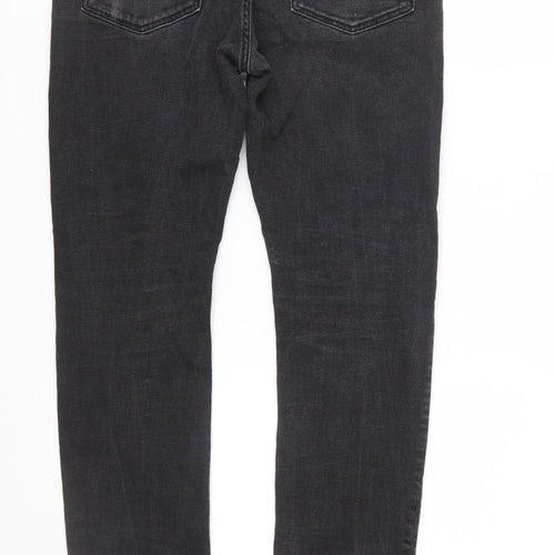 H&M Women Black Slim Skinny Jeans Size 14 Regular Fit Denim