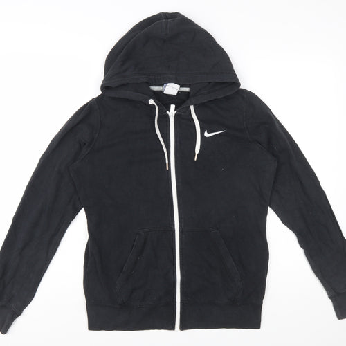Nike Men's Black Full Zip Hoodie M Regular Fit Fleece Sportswear