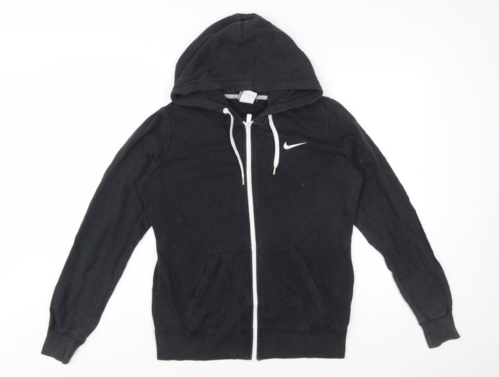 Nike Men's Black Full Zip Hoodie M Regular Fit Fleece Sportswear