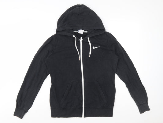 Nike Men's Black Full Zip Hoodie M Regular Fit Fleece Sportswear