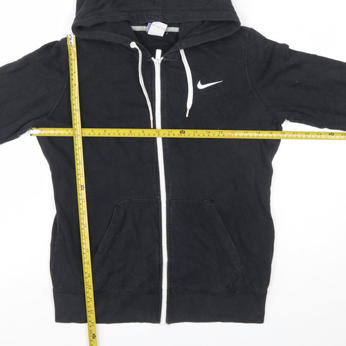 Nike Men's Black Full Zip Hoodie M Regular Fit Fleece Sportswear