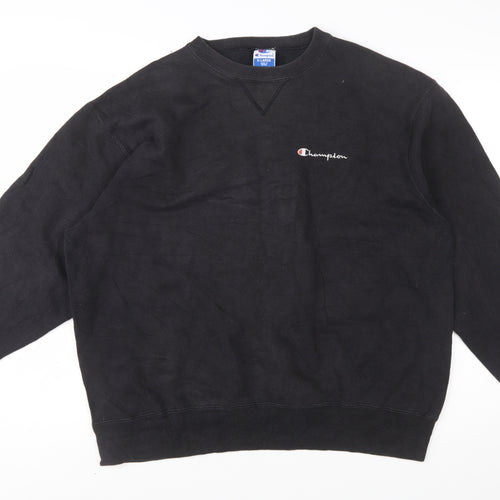 Champion Men's Black XL Pullover Crew Neck Sweatshirt