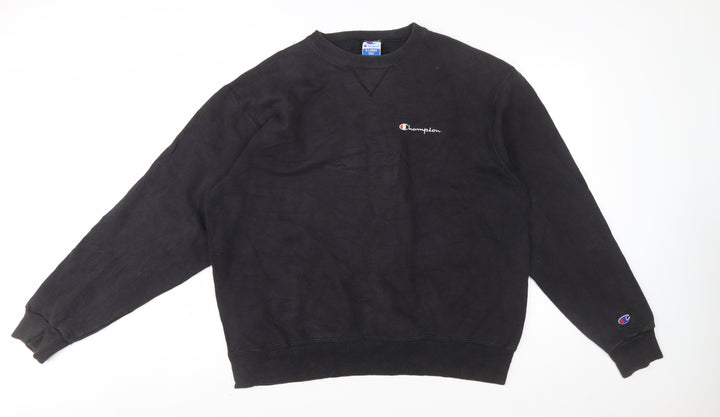Champion Men's Black XL Pullover Crew Neck Sweatshirt