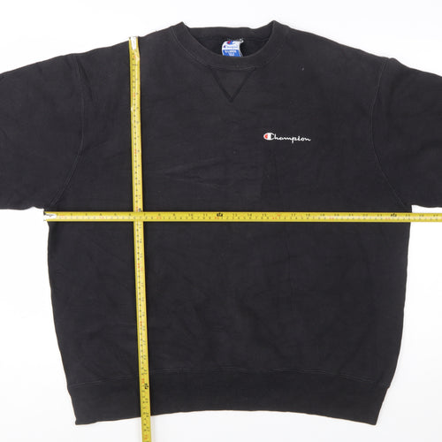 Champion Men's Black XL Pullover Crew Neck Sweatshirt