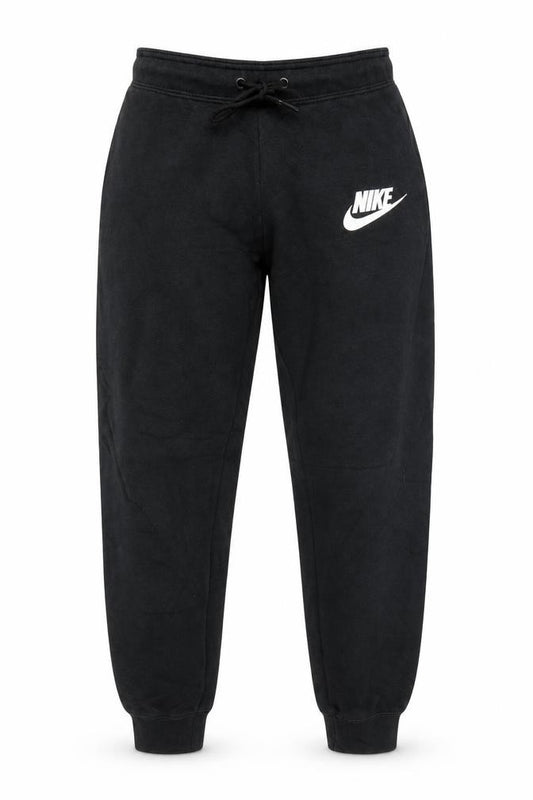 Front view of Nike Women's Black XS Jogger Sweatpants with Logo