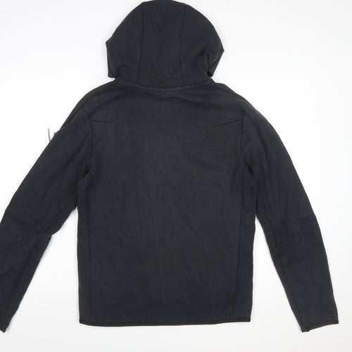 Nike Men's Black Full Zip Hoodie Size S Cotton Blend