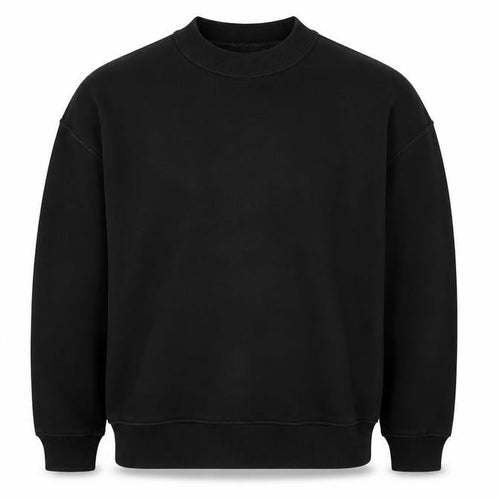 AllSaints Men's Black XS Pullover Crew Neck Sweatshirt