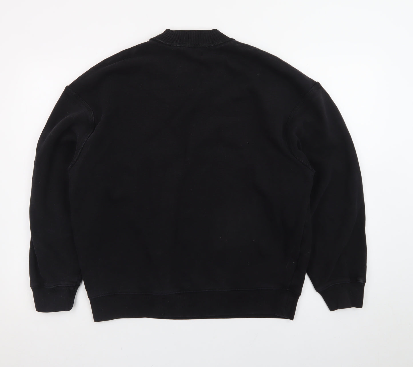 AllSaints Men's Black XS Pullover Crew Neck Sweatshirt