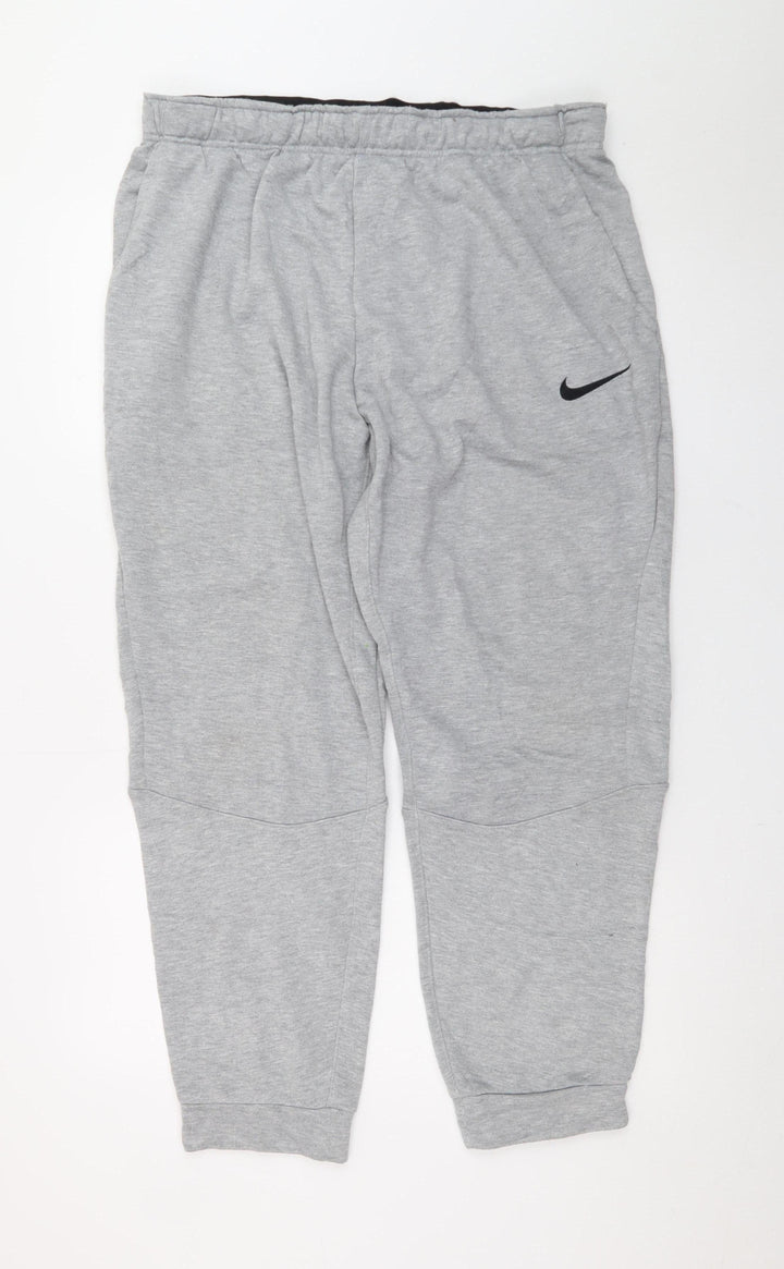 Nike Men's Grey XL Dri-FIT Jogger Trousers