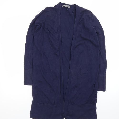 Oasis Women’s Blue Long Sleeve Open Knit Cotton Cardigan Size S
