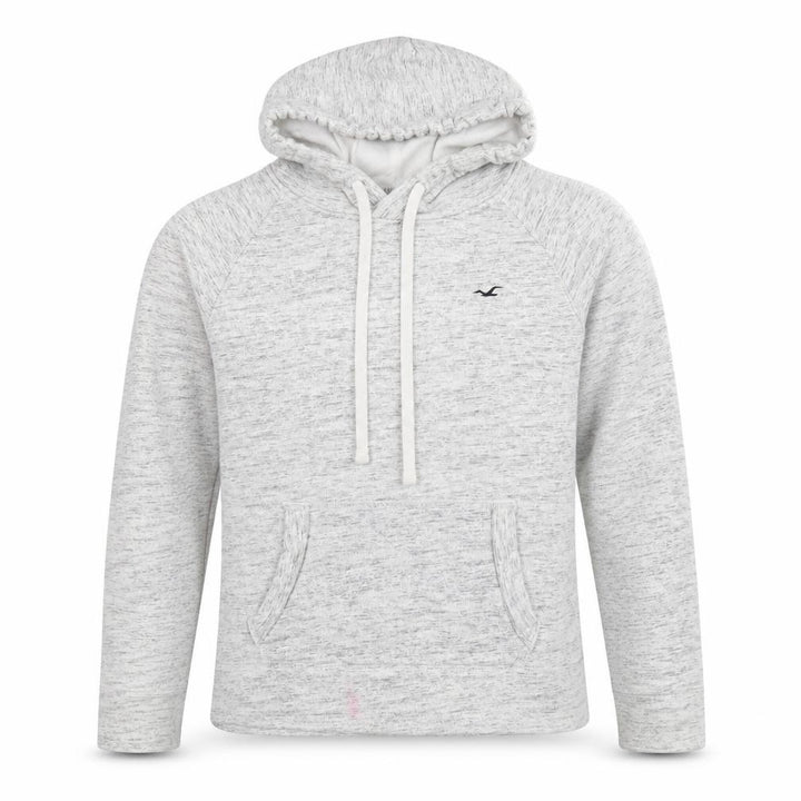 Hollister Womens Grey Hooded Pullover Sweatshirt Size S Fleece Lined