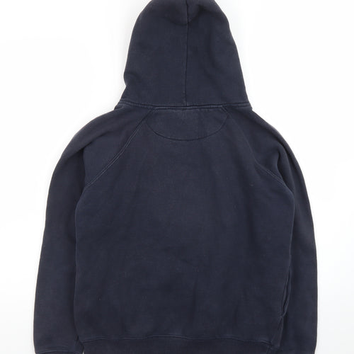Hager Vor Men’s Blue Pullover Hoodie Medium Fleece Logo Regular Fit