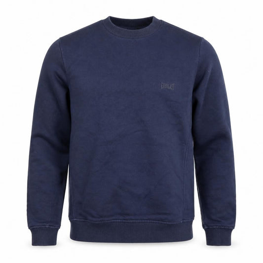 Front view of Everlast Men's Blue Pullover Sweatshirt XS Crew Neck Fleece Sportswear